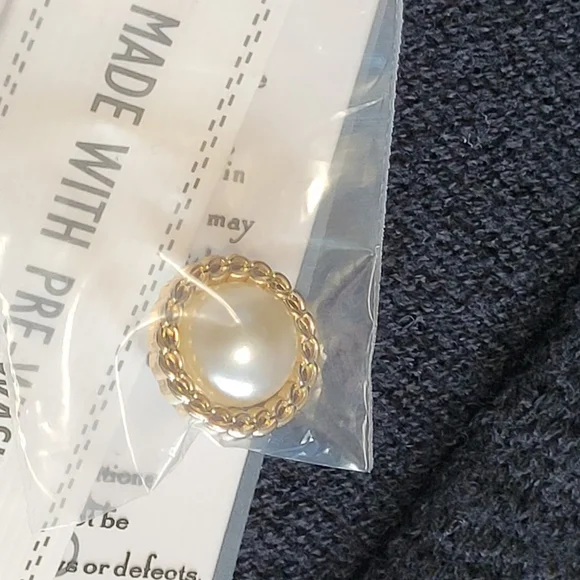 Nanette Lepore Heart Print Cardigan Black White Pearl Button XL Romantic Chic - Picture 6 of 17